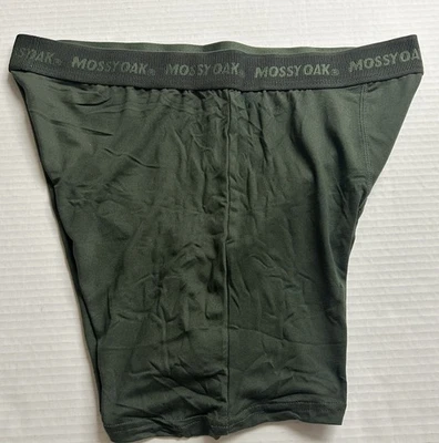 Calzoncillos boxer elásticos suaves de roble musgo de 6 pulgadas de largo, verde oscuro, XL 40-42 pulgadas, nuevos sin etiquetas Foto 1 de 4
