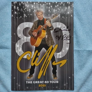 Cliff Richard At 80 Signed Program 2021 - Picture 1 of 5