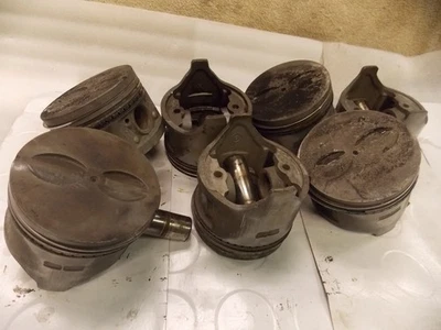 Pontiac 389 Piston Std Bore 4.063 1959-1966 Cast 535350 Flat Top 4 Valve relief - Image 1 of 4