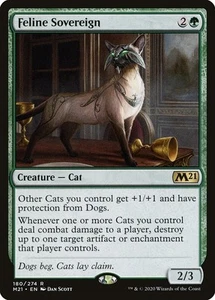Feline Sovereign - Core Set 2021 (M21) - FOIL (Near Mint NM) - Picture 1 of 1