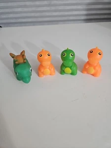 Rubber Duckie Dinosaurs Jeep  Mixed Lot Of 4 - Picture 1 of 6