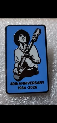 Thin Lizzy.  New.  Commemorative pins x 2. Phil Lynott 40th Anniversary - Image 1 of 3