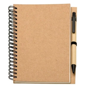 MidOcean Cuaderno con Bolígrafo B6 Bloquero de Reciclado (MO528) - Picture 1 of 3