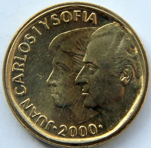 JUAN CARLOS I 500 PESETAS 2000 KM-924 (CARTUCHO/MINT ROLL) - Picture 1 of 2