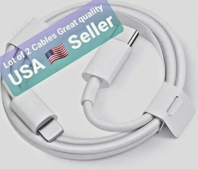 OEM Charging Cable Type USB C to iPhone lightning For iPhone 13 12 11 Pro Max  - Image 1 of 3