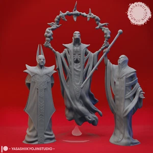 Red Wizards - Yasashii - Monster Dungeons and Dragons 32mm Fantasy D&D - Imagen 1 de 5