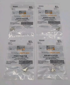Lote de 4 sistemas Schluter E/AHK1S/ATGB níquel cepillado tapa de aluminio SELLADA - Imagen 1 de 13