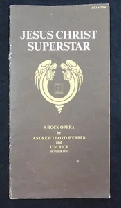 Jesus Christ Superstar Original Konzert Souvenir Programm Andrew Lloyd Webber - Bild 1 von 5