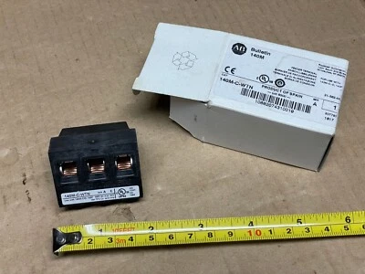 NEW NIB Allen Bradley 140M-C-WTN feeder terminal block 140M-C/-D, 140F contactor - Image 1 of 4