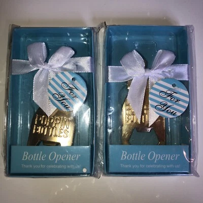 Nuevo Lote De 2 Biberones Poppin’ Abrebiberones Bebé Niño Foto 1 de 4