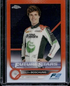 2022 Topps Chrome Formula 1 F 1 Ralph Boschung Orange and Red Refractor #90 - Picture 1 of 2