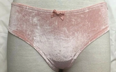 Victoria's Secret очень сексуальный нахальный коралл розовый бархат трусики с ремешками назад маленький S - Изображение 1 из 4