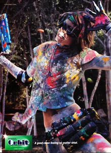 ORBIT GUM AD #04 MAGAZINE promo AD 2001 A GOOD CLEAN FEELING NO MATTER WHAT. - Picture 1 of 2