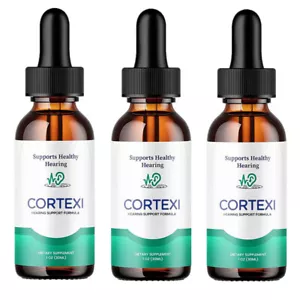Paquete de 3 - Gotas Cortexi - Para la salud del oído, apoyo auditivo, tímpano saludable ~ - Imagen 1 de 10