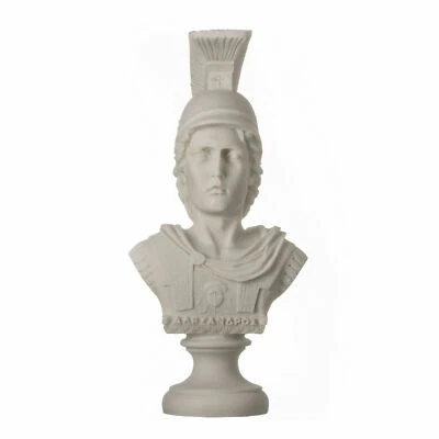 Alexander The Great of Macedonia with Helmet Bust Greek Statue Figure 7.48"