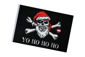Pirate Christmas Small Flag - Ideal for Arts and Crafts - 23cm x 15cm - Picture 1 of 3