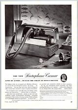1940 Dictaphone Cameo Transcribing Machine Fishing Equipment Vintage Print Ad