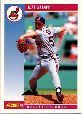 1992 Score Baseball - #624 Jeff Shaw - Image 1 of 2