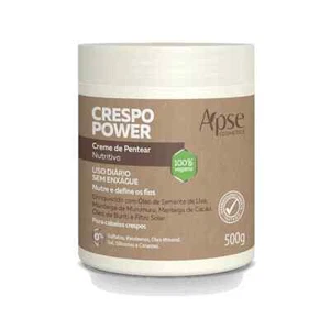 Creme de Pentear Crespo Power Combing Cream - Apse Cosmetics - 500g 17.6 oz - Picture 1 of 5