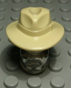 Lego Figur Zubehör Kopfbedeckung Hut Beige (1512 #) - Bild 1 von 1