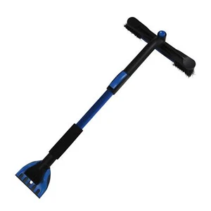 Car Ice Scraper Snow Brush (2 in 1 Extending Telescopic Handle Windscreen) - Picture 1 of 12