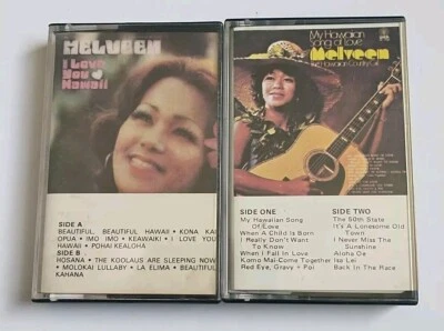 Melveen Leed's  I LOVE YOU HAWAII- MY HAWAIIAN SONG OF LOVE Cassette Tape BUNDLE - Image 1 of 4