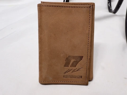 Matt Kenseth NASCAR #17  TriFold Wallet Leather and unused Cover