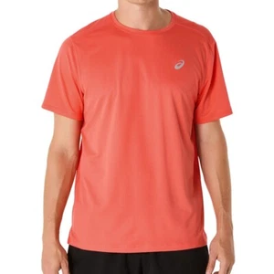 Asics Silver Short Sleeve Top Men's Sports T-shirts Casual AsiaFit 2011D242700 - Picture 1 of 7