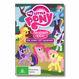 My Little Pony Friendships is Magic FUN GAMES AND FRIENDSHIP DVD MLP Brony NEW
