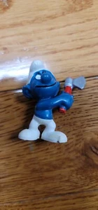 Pitufos Leñador Pitufo Hacha Oscilante Figura De Colección Bully Toy PVC (JF40 - Imagen 1 de 2
