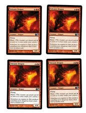 4x Volcanic Dragon EX M12 Mtg Magic EDH 4x x4