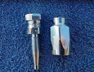 HOCHDRUCKWASCHMASCHINE JETWASH SCHLAUCH WIEDERVERWENDBARE ENDEN REPARATURSATZ 1/4" BUCHSE 1 DRAHT - Bild 1 von 10
