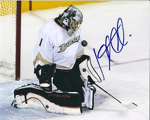 Autographed 8x10 JONAS HILLER Anaheim Ducks photo - w/COA - Picture 1 of 1