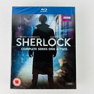 Sherlock - Complete Series 1 & 2 Blu-Ray 4-Disc Box Set Region Free - Picture 1 of 3
