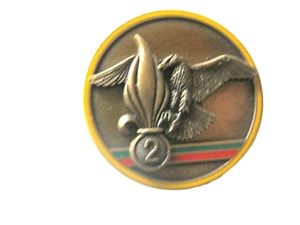 INSIGNE GENIE LEGION ETRANGERE 2° REG LA 3° COMPAGNIE FAB. L.R PARIS - Picture 1 of 2