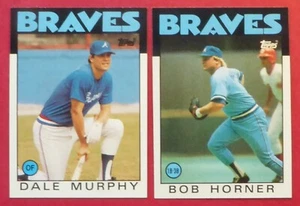 1986 Topps Atlanta Braves Team Set with Traded (38 Cards) - Picture 1 of 1