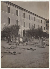 Orig. kam. 1930er Jahre italienische männliche Athleten/Soldaten während des Trainings, schwules Interesse