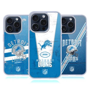 NFL DETROIT LIONS LOGO ART ÉTUI COQUE EN GEL MOLLE POUR APPLE iPHONE TÉLÉPHONES - Photo 1 sur 10