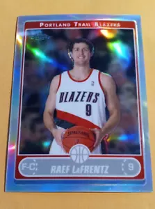 2006-07 Topps cromo Raef LaFrentz refractor #122 - Blazers - Imagen 1 de 2