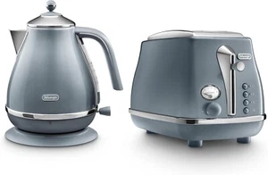 Icona Metallics Kettle and 2 Slice Toaster Set CTOCAZ-KBOT, Includes Toaster Pl - Picture 1 of 2