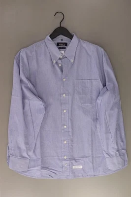 ✨ McNeal camicetta per uomo taglia Hemdgröße 46, XXL, 56 rigato blu di cotone ✨ - Imagen 1 de 4