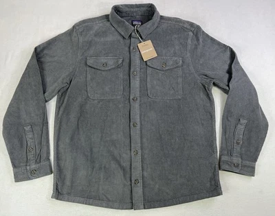 Camisa Patagonia Pana Pesada Abotonada Para Hombres Grande Gris Noble 42445 Nueva Foto 1 de 4