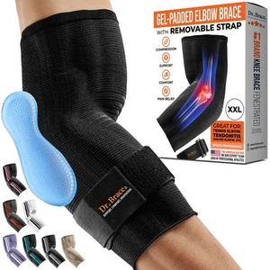 ® Soporte de codo Elite, manga de compresión de codo transpirable con almohadilla de gel... - Imagen 1 de 5