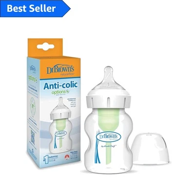 Biberón Dr. Brown's de 5 oz: anticólicos, apto para lavavajillas, sin BPA para bebés Foto 1 de 4