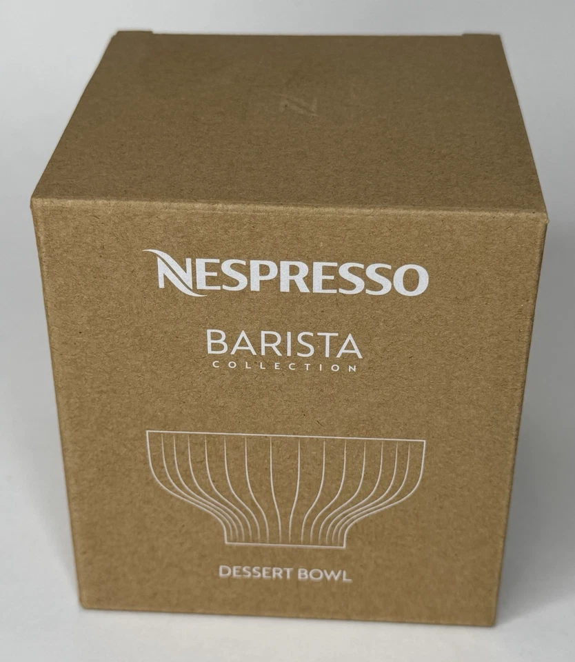 Nespresso Set of 2 Barista Collection Glass Dessert Bowls 137546/12571757