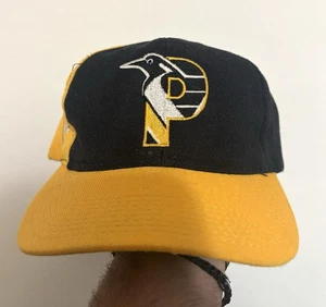 Cappello snapback vintage Pittsburgh Penguins Sports Specialties scritta posteriore NHL - Foto 1 di 7
