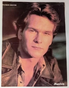 Póster de doble cara de revista griega Patrick Swayze / WHAM - 1980 - Imagen 1 de 2