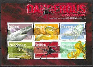 AUSTRALIA 2006 MiNr. Bl 64 / 45.00€ / MNH ** Dangerous Animals Limited s/sh - Picture 1 of 1