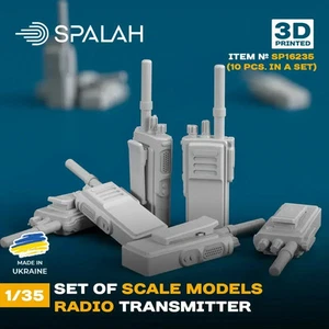 Radio Transmisor (10 piezas) Escala Modelo Kit 1:35 Spalah SP16235 - Imagen 1 de 1