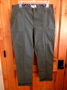 ORVIS SIZE 8 BROOKE RIPSTOP CAPRI PANT DUSTY OLIVE NWT COTTON SPANDEX LTWEIGHT - Picture 1 of 9